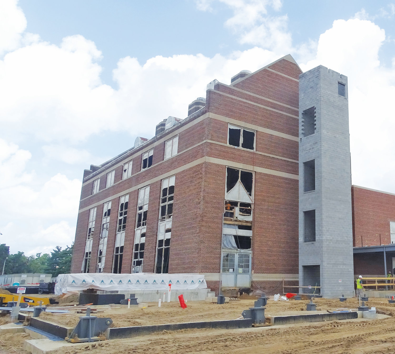 The heart of MSU’s new STEM facility is the 1946 Shaw Lane Power Plant.