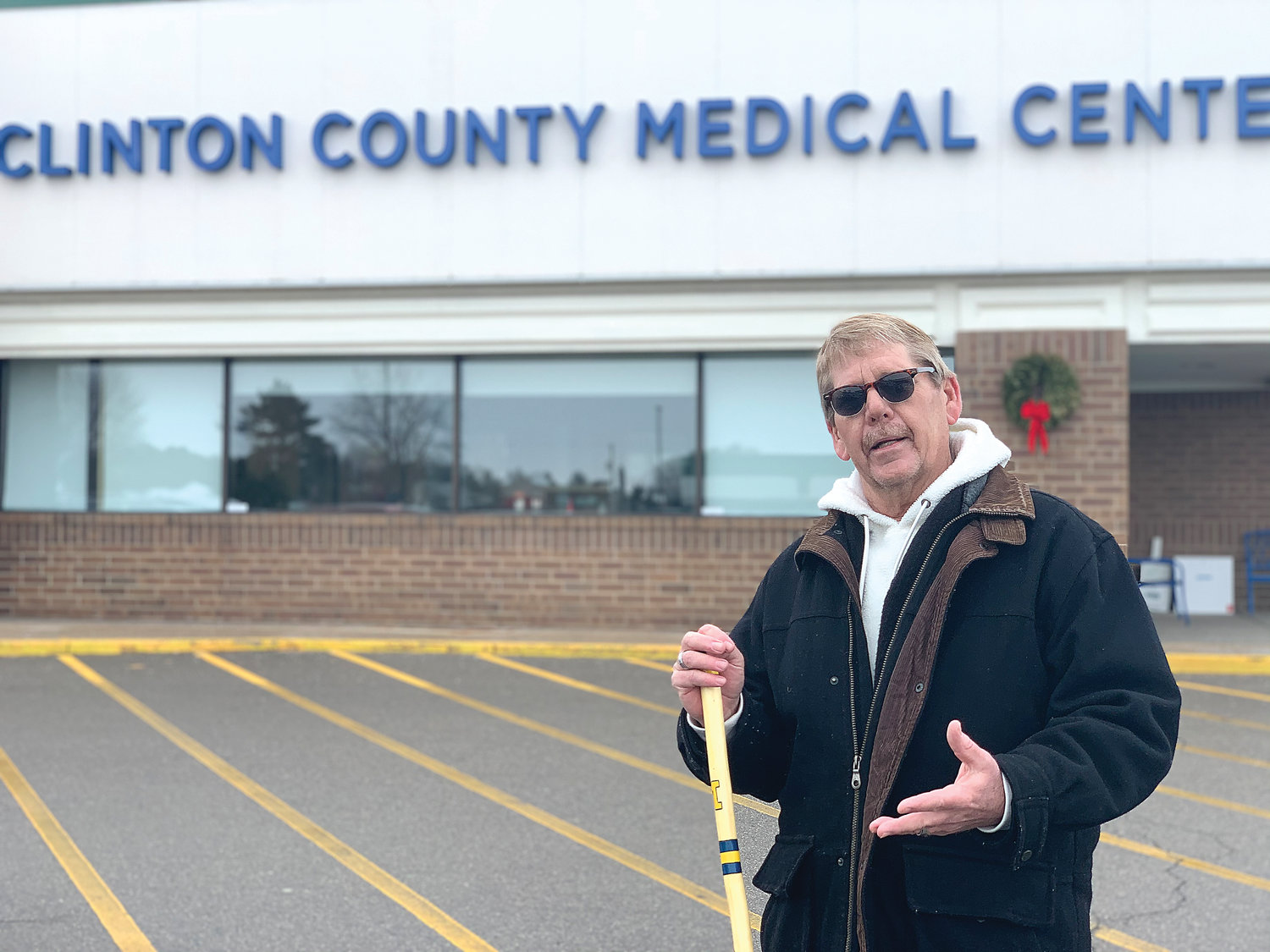Doug Barnes, 62, of St. Johns, cannot receive prescription painkillers from Clinton County Medical Center because of his doctor’s restrictive policies against cannabis consumption.