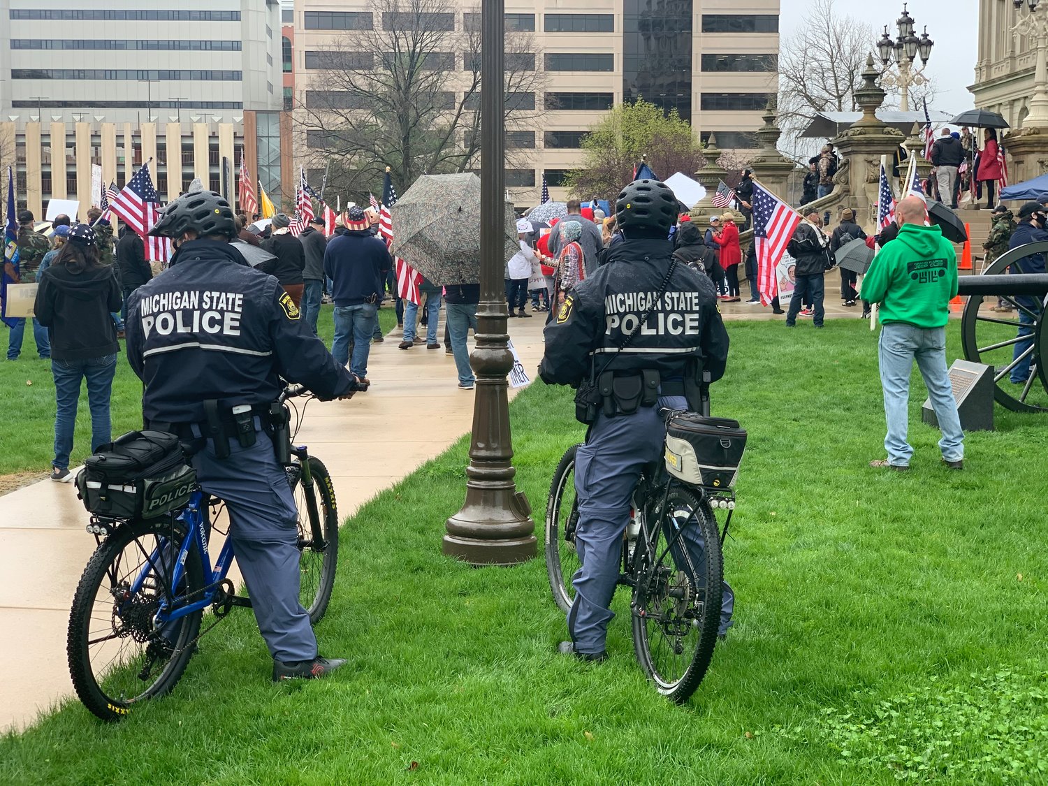 Michigan State Police report only one arrest at yesterday's protest against Gov. Gretchen Whitmer's lockdown orders.