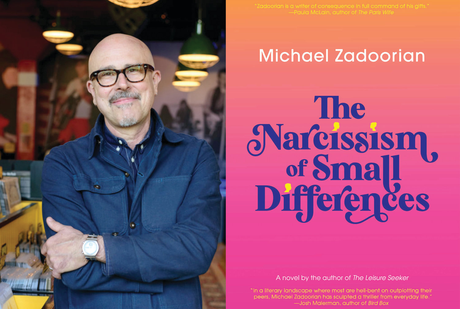 Michael Zadoorian has released his fourth novel, "The Narcissism of Small Differences."