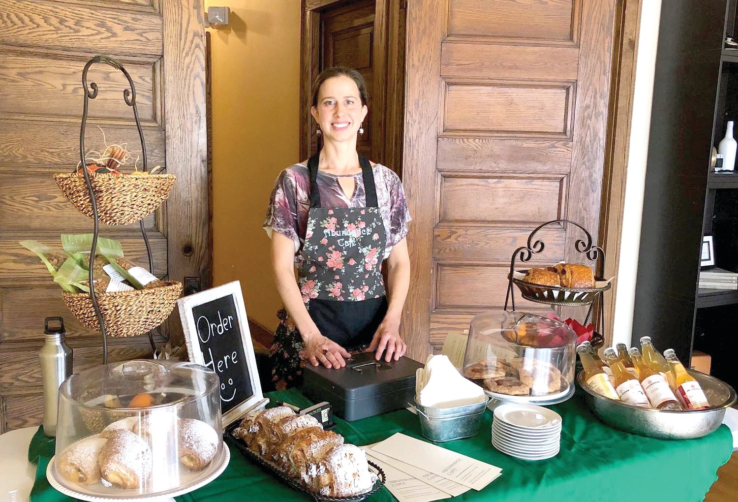 Abundance Café owner Erin Meadows