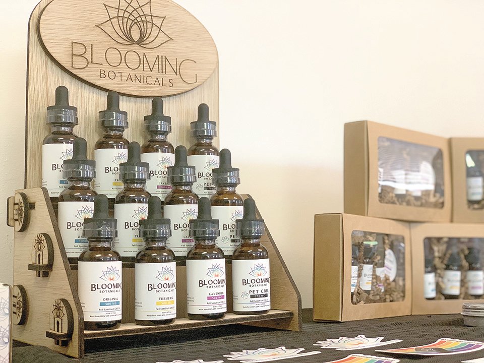 A selection of Blooming Botanicals’ products.