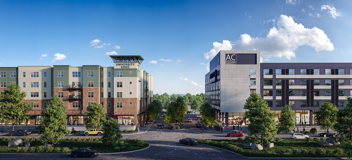 The Red Cedar redevelopment project includes student housing and two hotels.