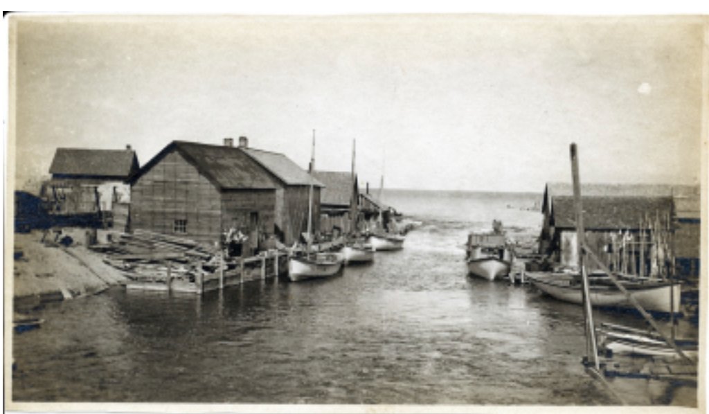 Fishtown, as shown around 1905-06, is the subject of ongoing preservation efforts.