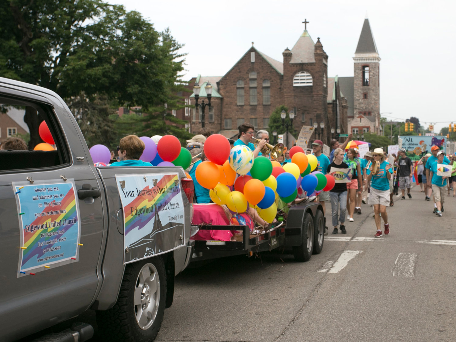 To borrow a phrase, we've come a long way... from 2008 when everyone came to Lansing for MIPRIDE hoisting their cities and regions pink placards to having an out Lesbian Attorney General as Grand Marshal accompanied by churches in the line-up.