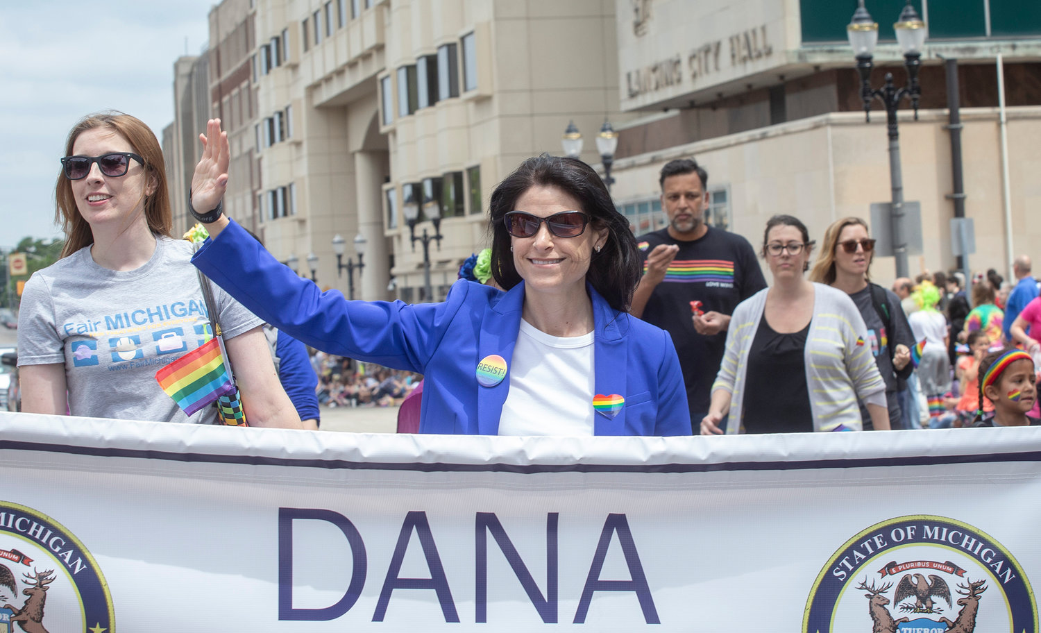 To borrow a phrase, we've come a long way... from 2008 when everyone came to Lansing for MIPRIDE hoisting their cities and regions pink placards to having an out Lesbian Attorney General as Grand Marshal accompanied by churches in the line-up.