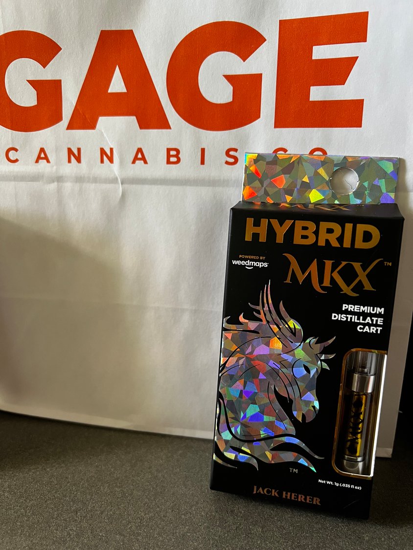 Jack Herer Cartridge 
by MKX Oil Co. 
— $20 at GAGE