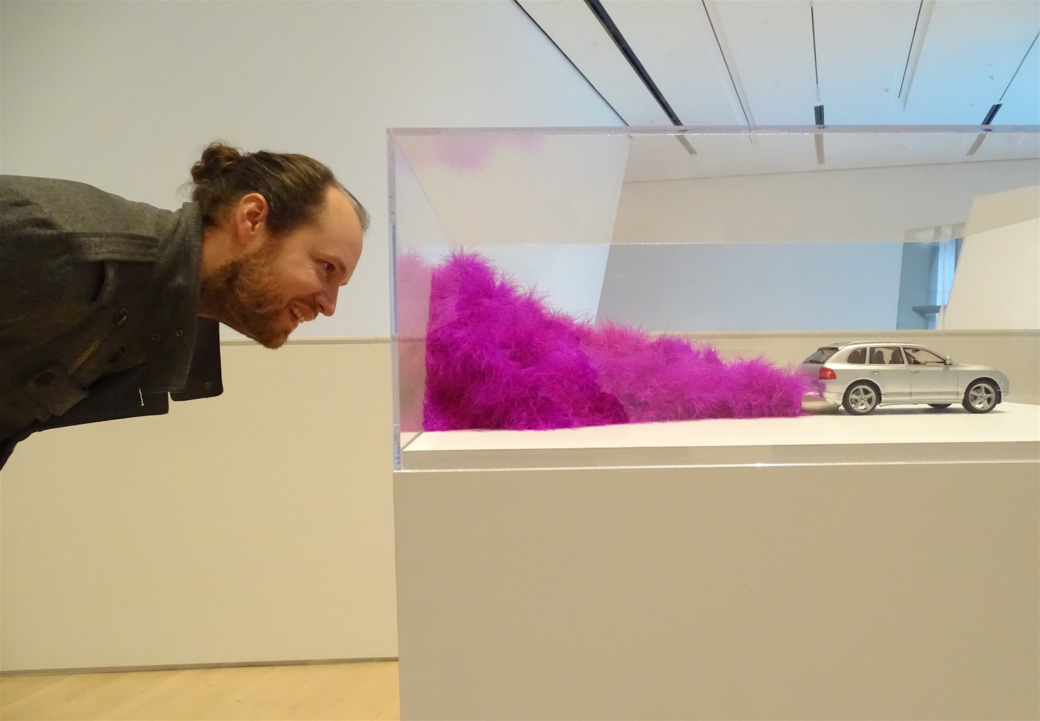 Steven Bridges, seen here at a 2018 exhibit he co-curated at the MSU Broad Art Museum, was named the museum’s interim director on Wednesday (July 6). “If we don’t find a sense of joy in the work we do, then there’s something wrong,” Bridges said.