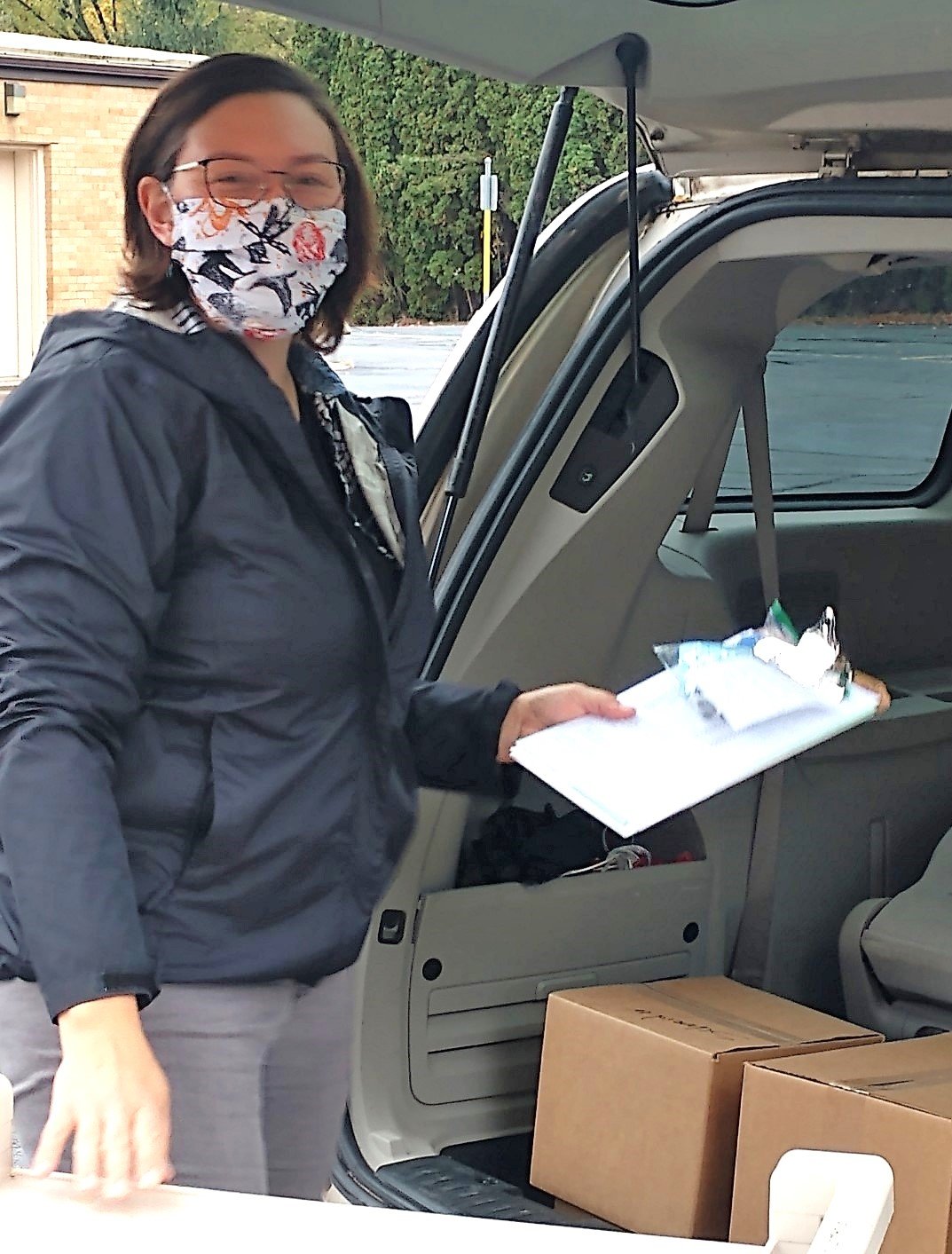 Tri-County Office on Aging volunteer Rachel Brandes helps the Meals on Wheels program, one of many services available to mid-Michigan seniors.