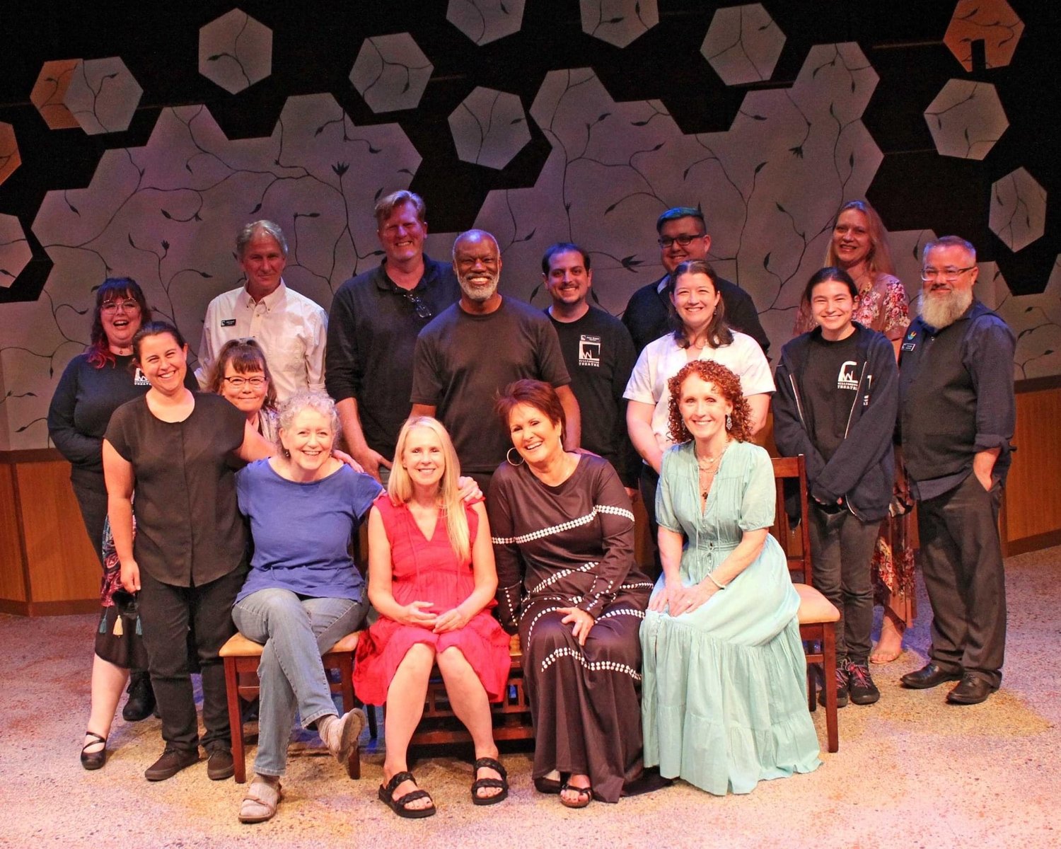 Cast and crew of "The Hat Box."