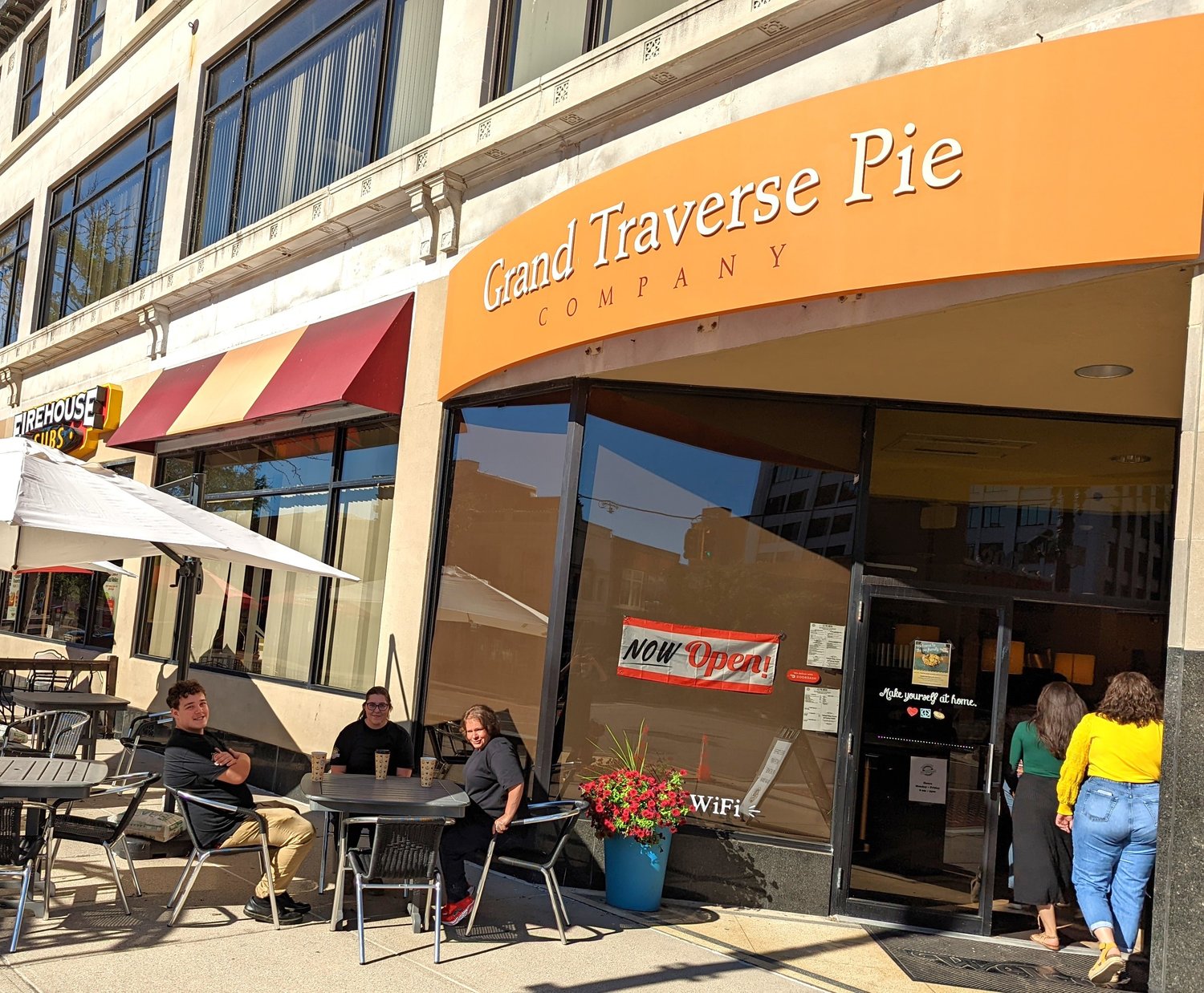 Grand Traverse Pie Co., located at 200 S. Washington Square., reopened on July 5.