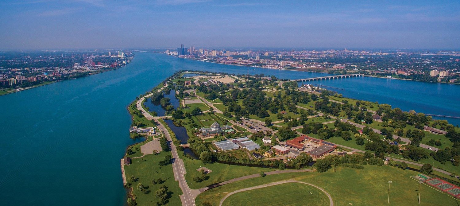 Belle Isle, where state-of-the-art lighting was installed five years ago. A new study says computer optimization modeling could lead to even further savings and other benefits, such as fewer crashes, for communities that upgrade their street light systems. 