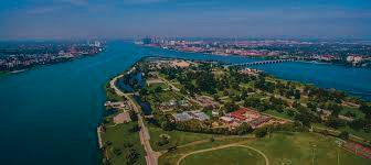 Belle Isle, where state-of-the-art lighting was installed five years ago. A new study says computer optimization modeling could lead to even further savings and other benefits, such as fewer crashes, for communities that upgrade their street light systems. 