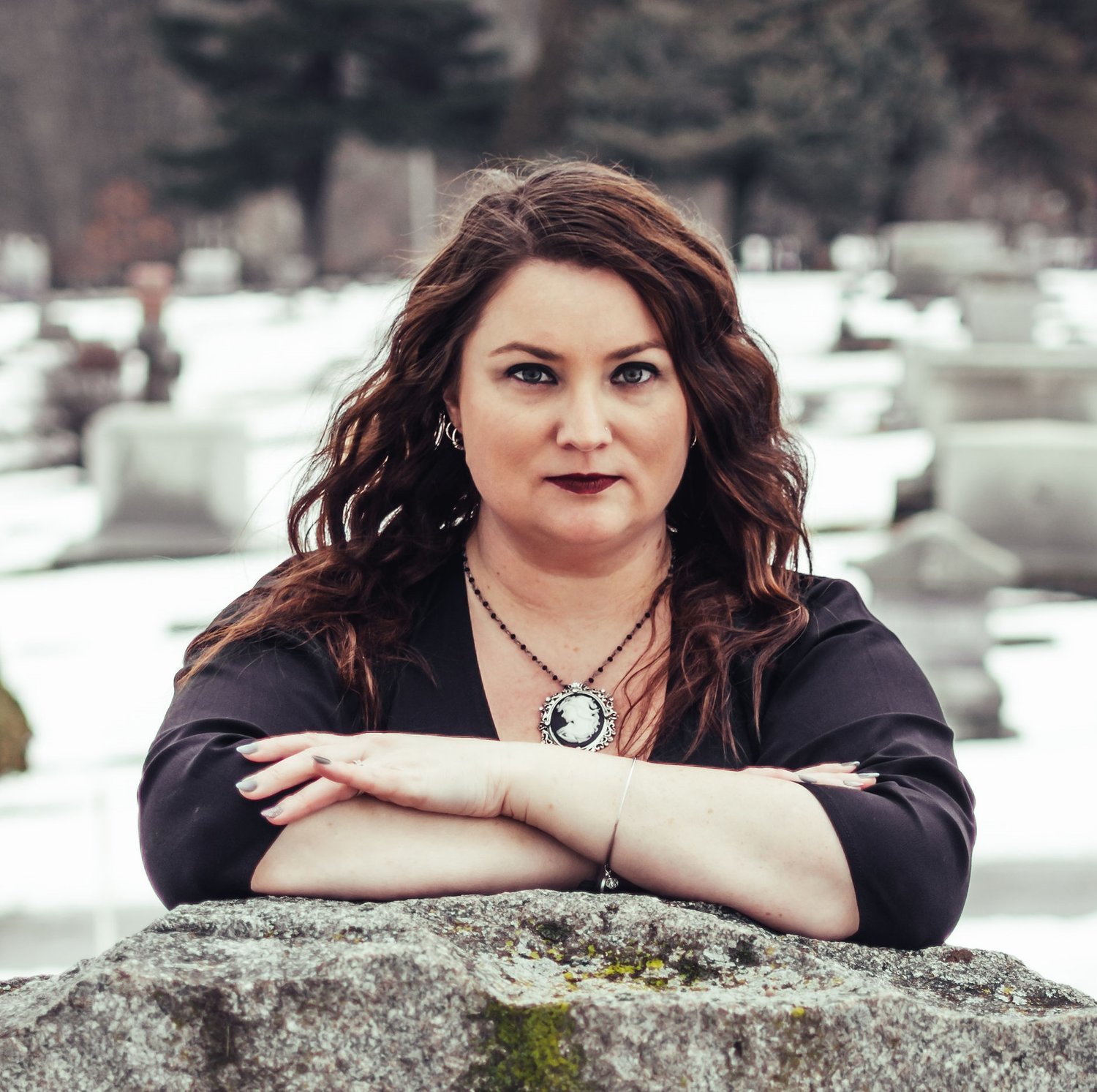 Jenn Carpenter, founder and proprietor of Deadtime Stories in REO Town and the originator of the “So Dead” podcast.