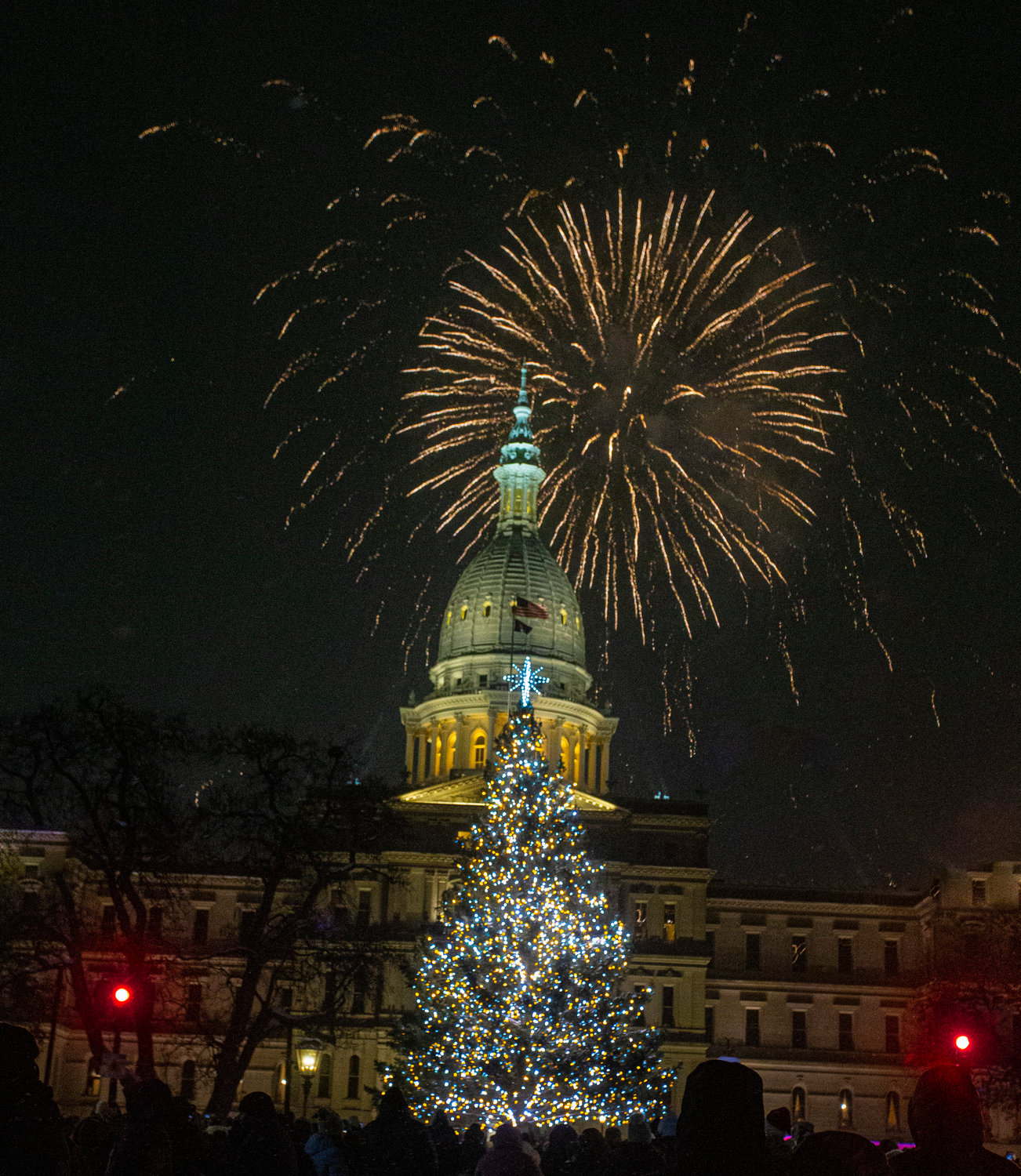 Fireworks over the Capitol capped the 38th annual Silver Bells in the City Friday night.