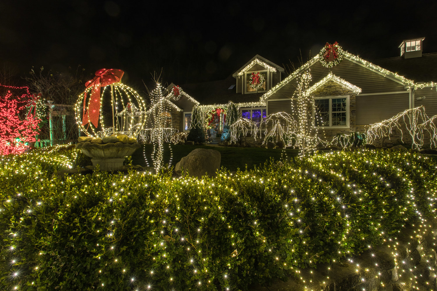 Another view of the display at the Underwood home in Williamstown Township.