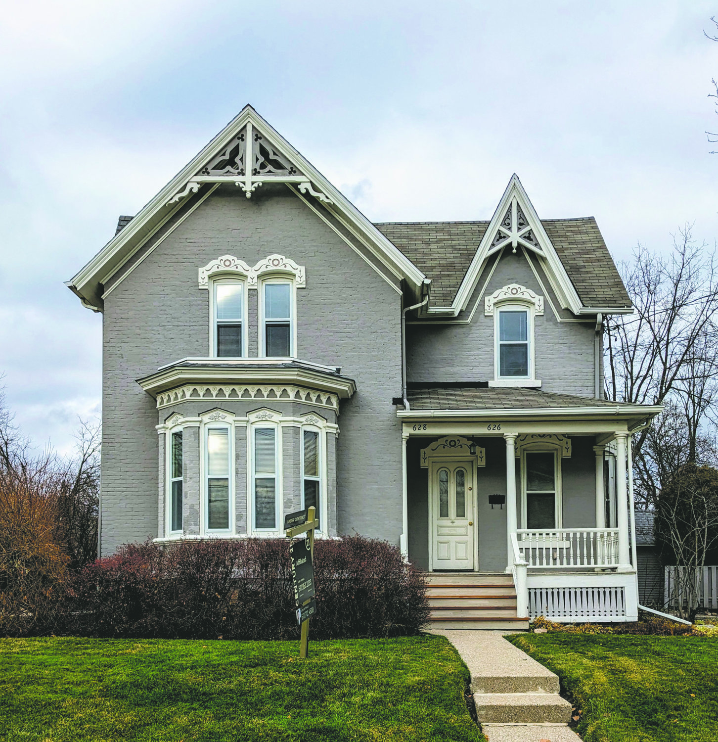 Built in 1878, this stately, 3,000-square-foot home sits on the corner of Sycamore and Ionia streets, near the edge of the original city limits of Lansing.