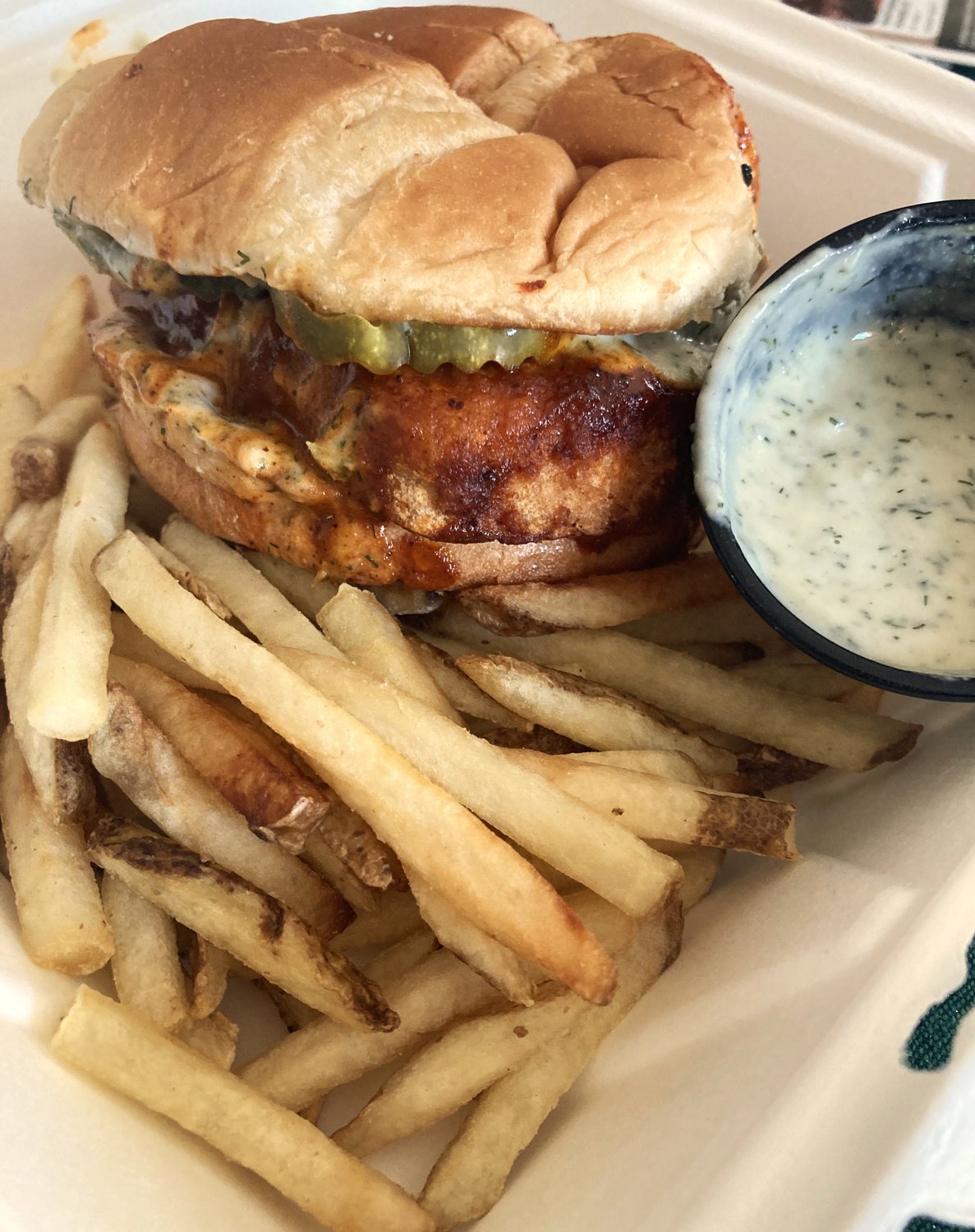 The Nashville tofu sandwich at Veg Head, which opened in downtown Lansing in October of this year.