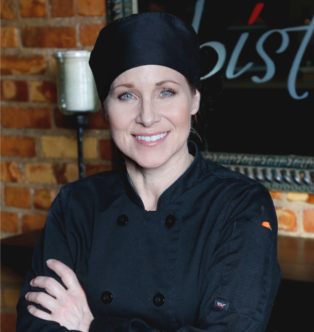 Cari Jodloski, chef and owner of Batter Up Bistro, personally bakes artisanal bread loaves every day to accompany dishes such as French onion soup and butternut squash ravioli.