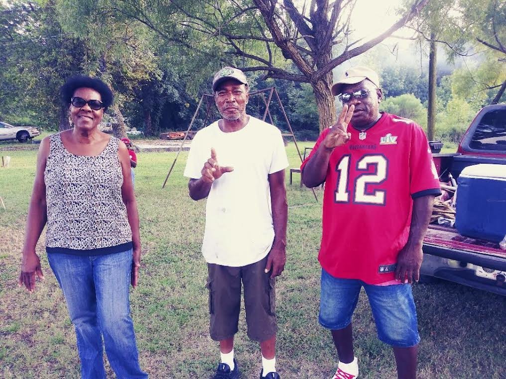 Willye Bryan (left) considers the Justice League to be a culmination of a lifetime of activism. In 2021, she visited Freedom Village, a settlement she helped build in the 1970s to house displaced agricultural workers in rural Mississippi, and found that some of the same people were still living there. Others in the photo are unidentified.