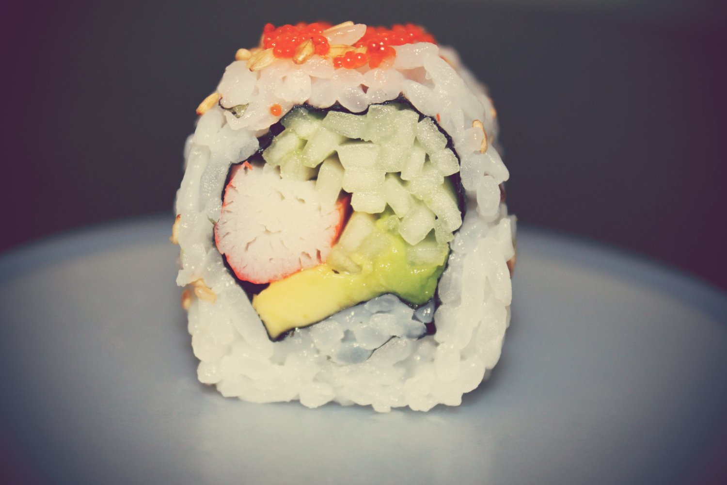 The California roll was created in Canada by Japanese-born sushi chef Hidekazu Tojo. He aimed to construct a roll that would appeal to North Americans, who were often skeptical of eating seaweed and raw fish.