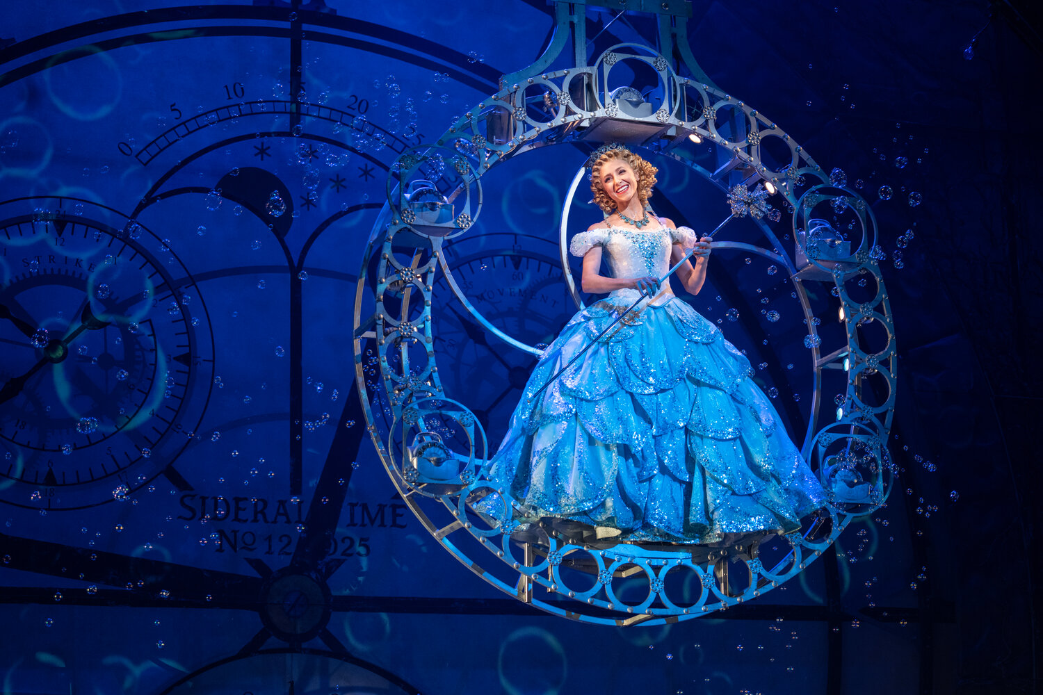 Celia Hottenstein plays the “good” witch, Glinda, in the national touring company of “Wicked,” performing at the Wharton Center through May 28.
