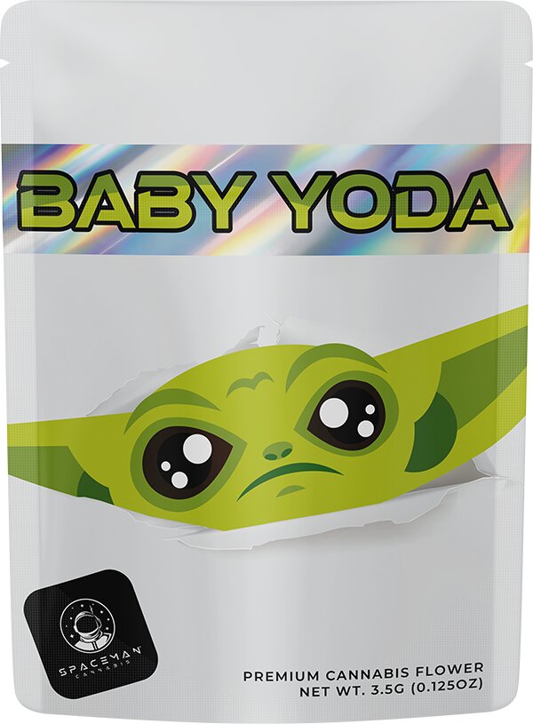 After one bowl of Spaceman Cannabis’ Baby Yoda flower, you’ll feel more than ready to settle in and watch every film in the “Star Wars” franchise.