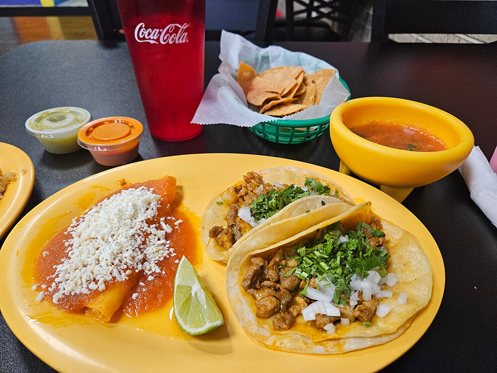 At Pancho’s Taqueria, you can order a variety of a la carte dishes for cheap, allowing you to sample the plethora of offerings, such as tacos, tostadas, gorditas, tamales, quesadillas and more.