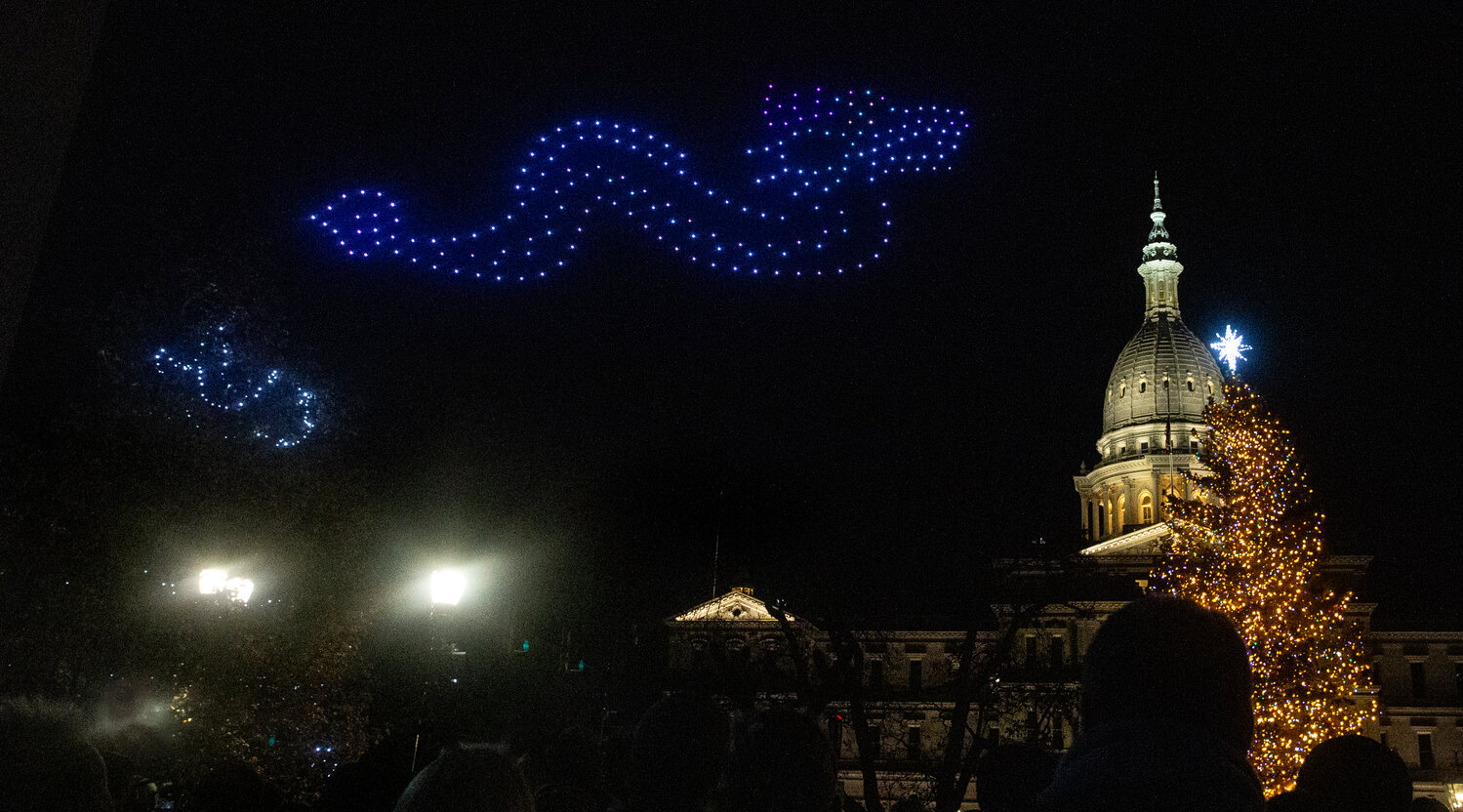Firefly’s drone light show returned for its third year, illuminating the sky over the Capitol and dazzling audiences once again.