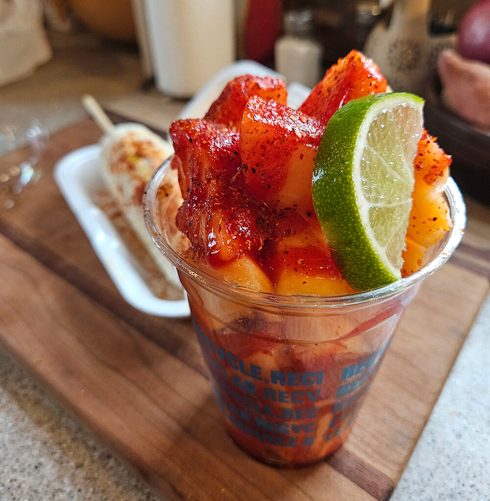Mexican fruit cups, or vasos de fruta, pack a complex flavor profile that could be a welcome pop of color on the palate this cold and cloudy time of year.