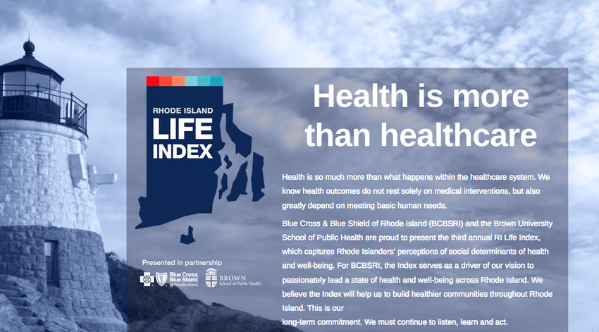 The 2021 Rhode Island Life Index surveyed some 2,500 Rhode Islands to capture their perceptions about the state of the state when it came to health and well being.