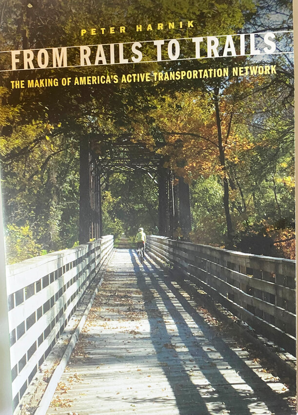 The cover of Peter Harnik's paperback edition of &quot;From Rails To Trails.&quot;