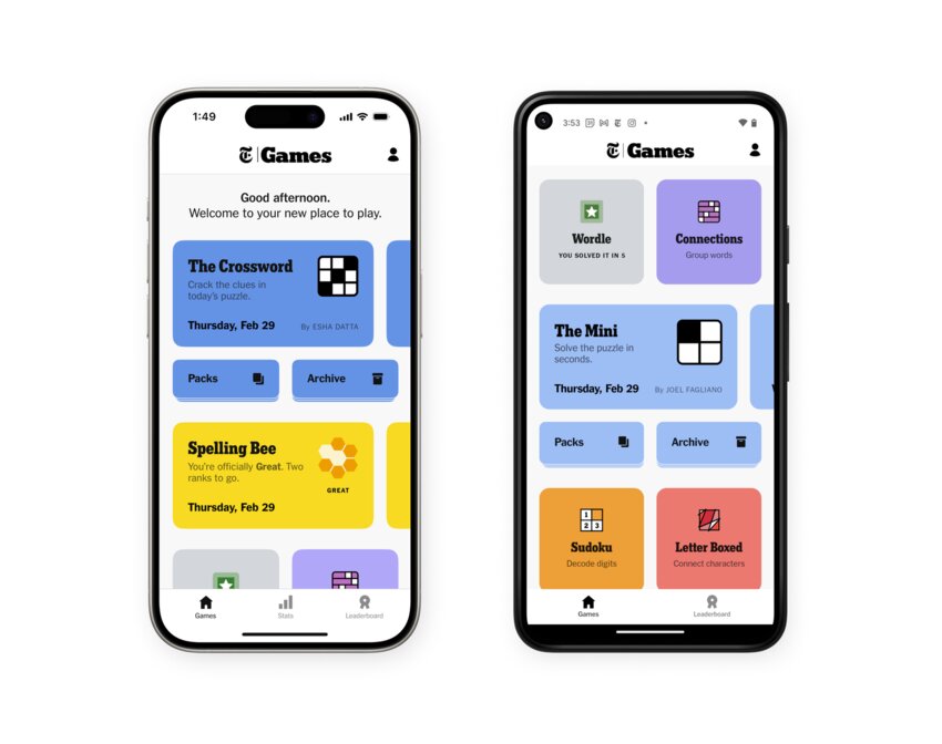 The New York Times Games app unveils fresh redesign Editor and Publisher