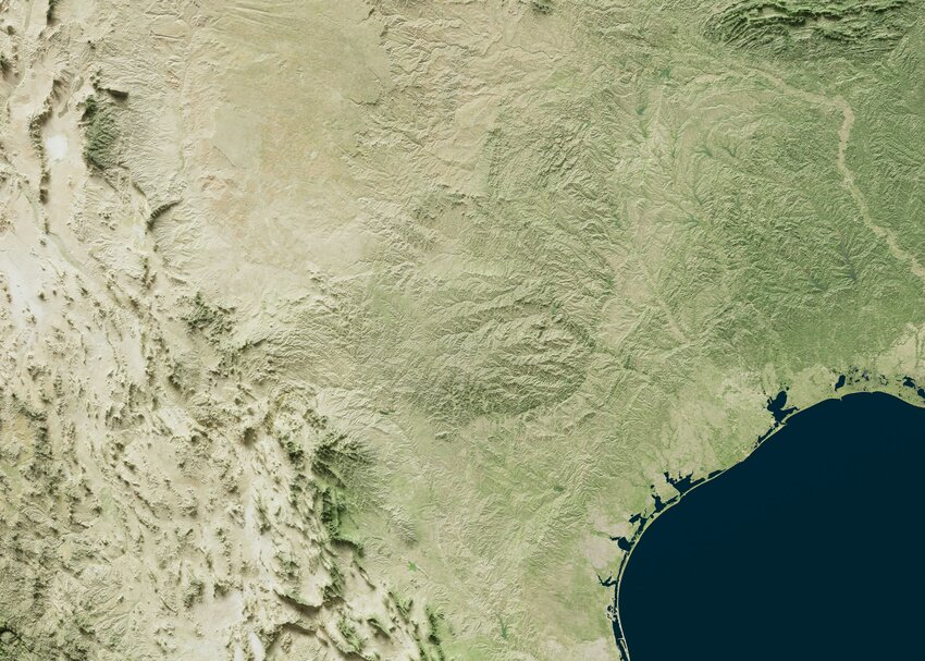 Texas, Data Source: NASA, Unsplash+