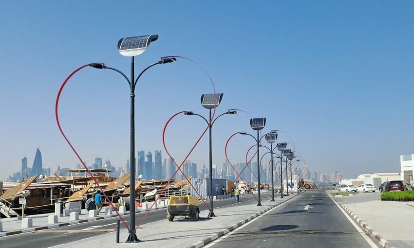 doha streetlights