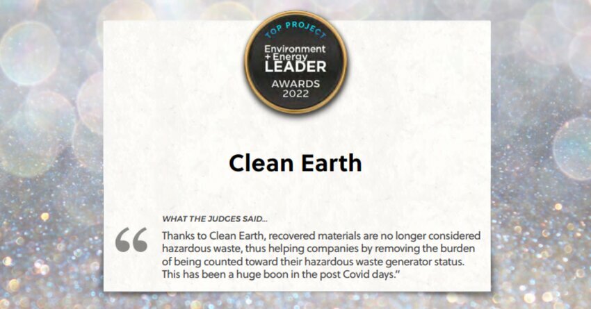 Clean Earth Project of the Year Winner