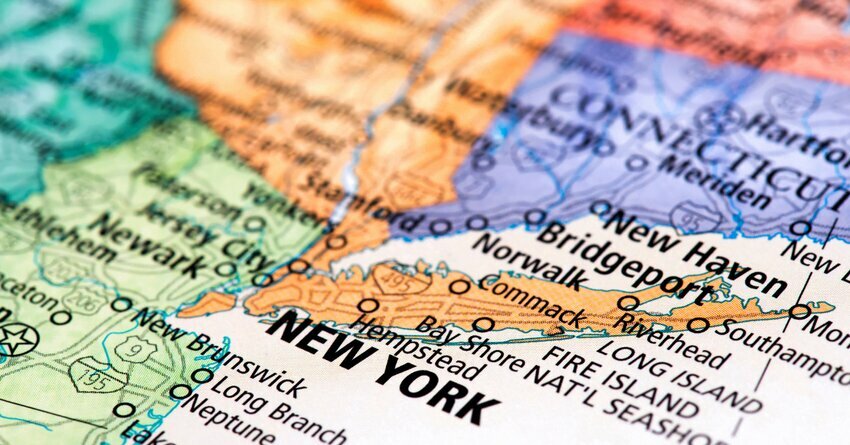 Map of New York State