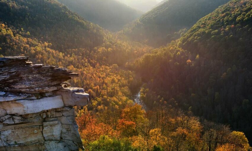 West Virginia Mountains in the Fall