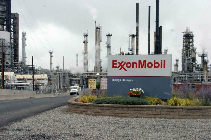Outside of an ExxonMobil Refinery
