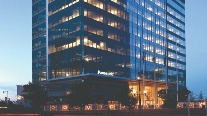 outside of a Panasonic office building