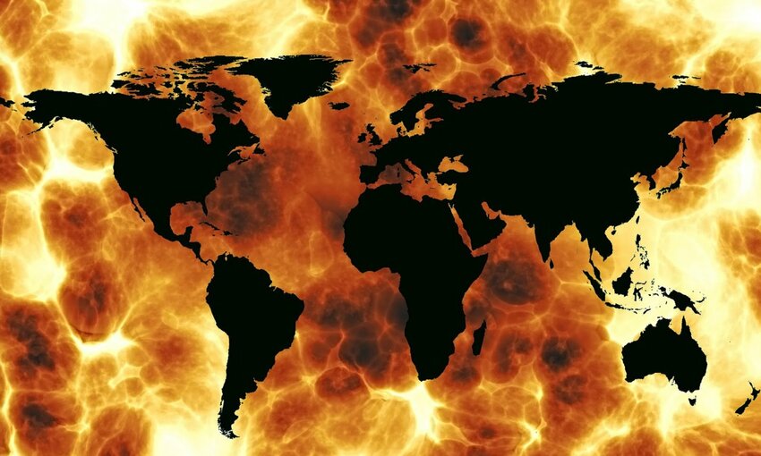 Burning Globe