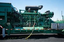 FTSI's mobile pressure pumping unit 