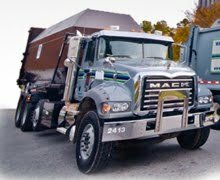 waste industries truck