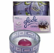 glade scented candles
