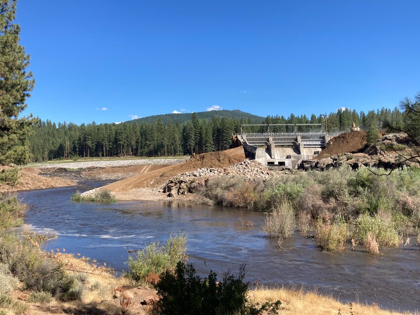 <strong>The JC Boyle Dam, constructed in the 1950s, blocked the Klamath River for over 70 years before its recent removal, impacting migratory fish populations and altering the river's ecosystem. </strong>