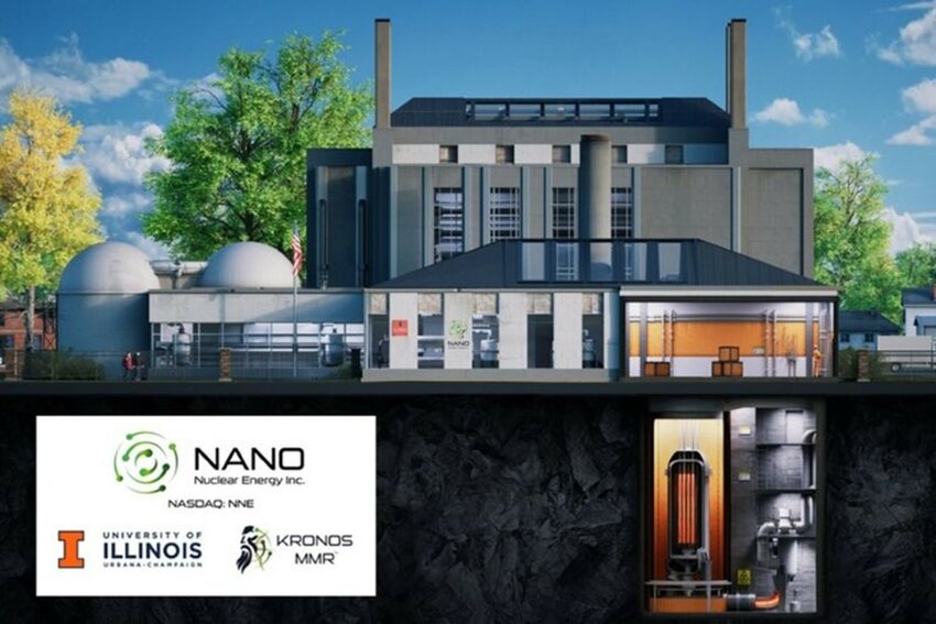 Rendering of the KRONOS MMR™ Energy System, NANO Nuclear
