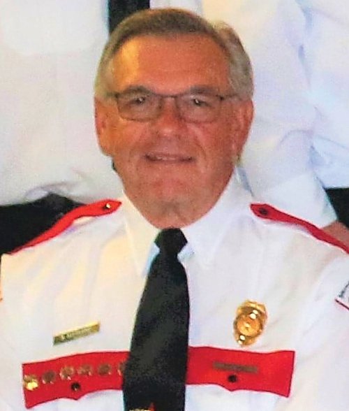 Menominee-Dunleith Fire Department assistant chief Brad Averkamp celebrated his 38th year of service with the department this month. Averkamp joined the department on April 4, 1984.
