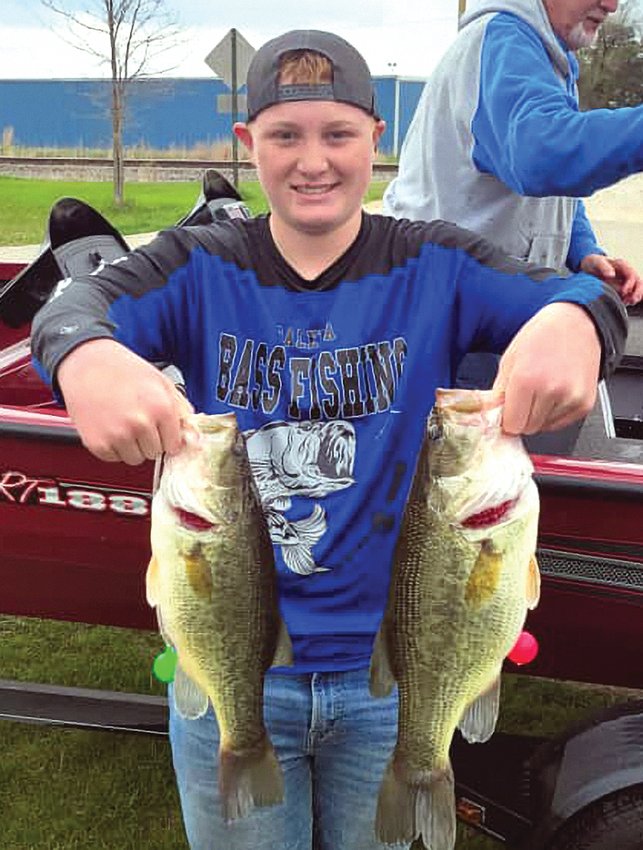 Galena&rsquo;s John Heller caught three bass at the IHSA sectional meet in Port Byron on May 5 weighing a total of 3 pounds, 13 ounces. The Galena bass fishing team finished seventh at the meet.