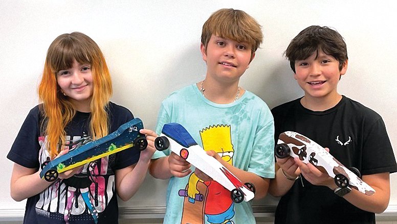 River Ridge&rsquo;s sixth grade STEM Class finished their dragster project on May 11. Evalynn Doms took first place, Dominick Defilippo took second and Alex Navarro won most aesthetically pleasing.