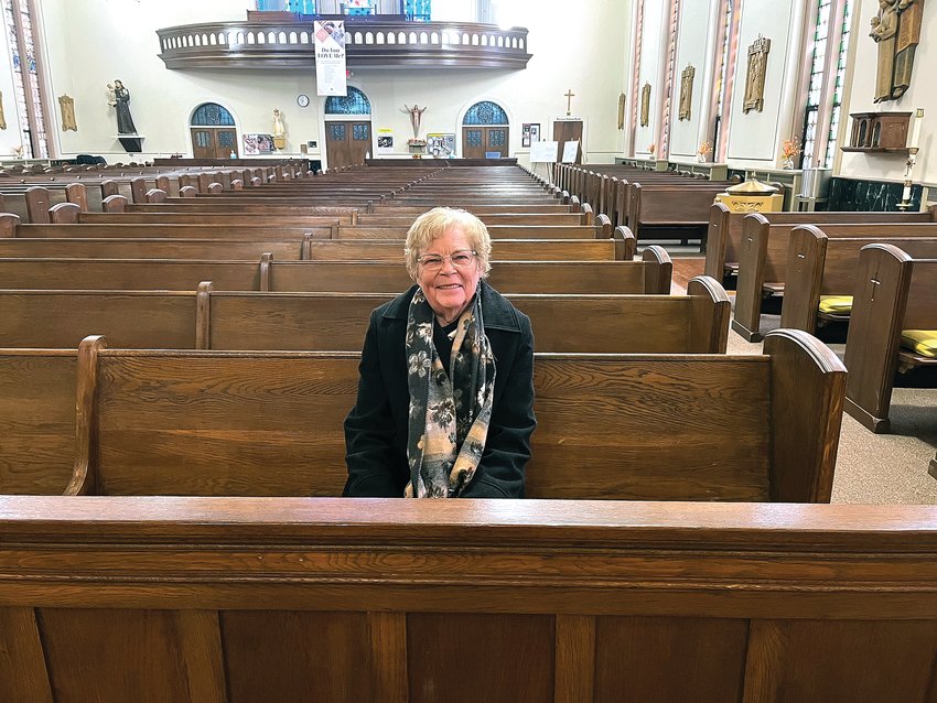Bernadette Spurr celebrated 50 years of involvement with religious education at the Catholic churches in Galena.
